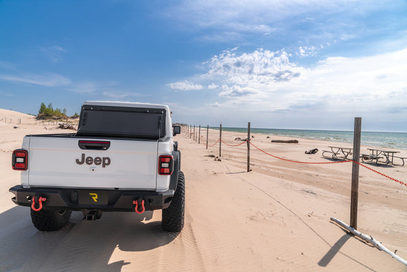 BAKFlip MX4 Hard Folding Tonneau Cover on a Jeep Gladiator — view 6