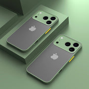 Elysian Shield Shockproof Matte iPhone Case Sleek Finish two light green iPhone 17 Pro Max cases