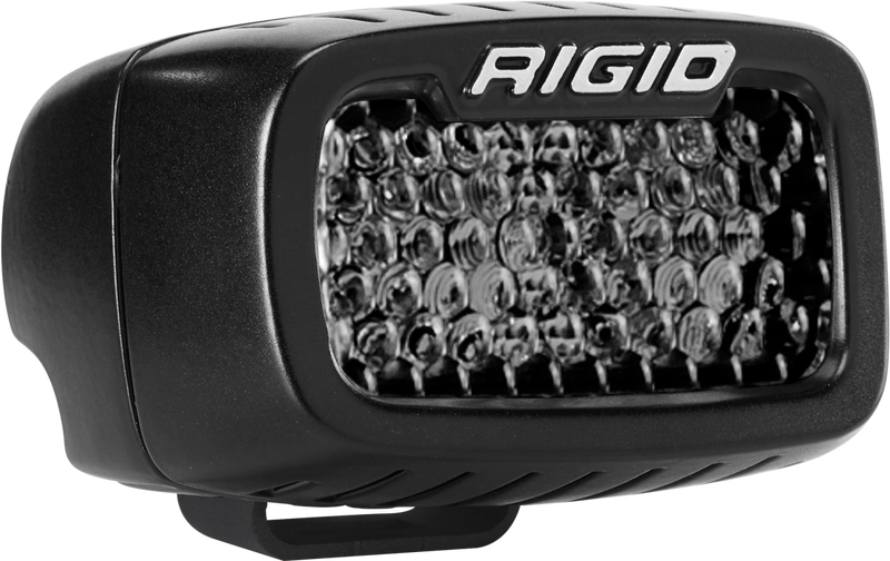 Rigid SR-M Series PRO Spot Diffused Midnight pod, single pod angled on white