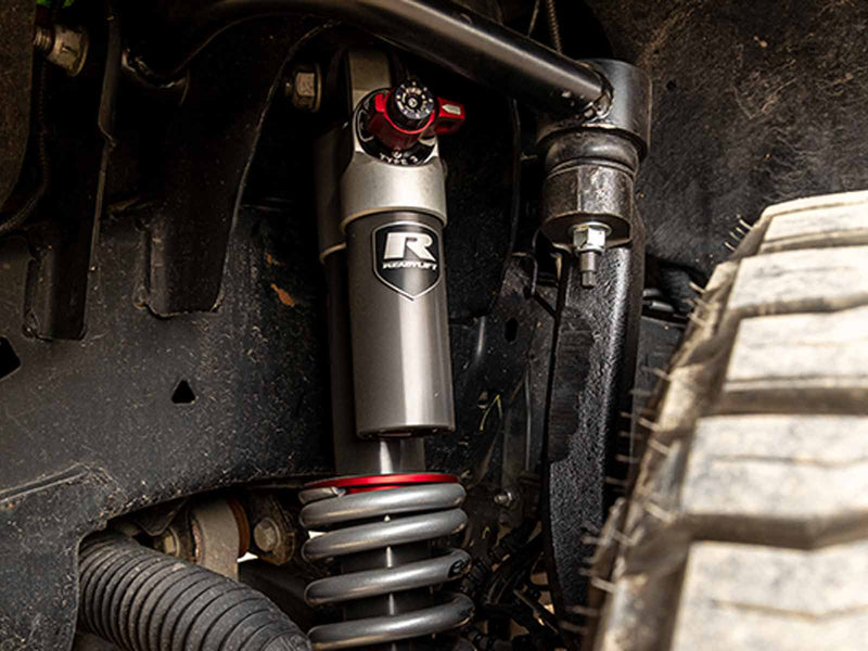 ReadyLIFT 6" MAX3.3 Suspension System coilover installed in the front wheel well