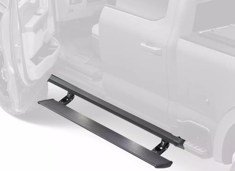 PowerStep XL deployed under a ghosted pickup outline, second angle
