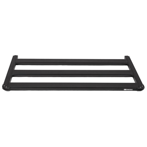 ARB BASE Rack modular platform section on white, front elevation showing three cross beams between the end rails and the ARB BASE RACK badge
