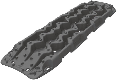 ARB TRED GT recovery board in gun metal grey, single board shown, polypropylene body with the SIPE-LOCK grip profile