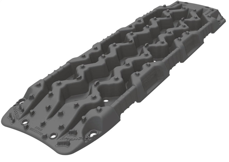 ARB TRED GT recovery board in gun metal grey, single board shown, polypropylene body with the SIPE-LOCK grip profile