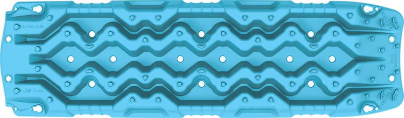 ARB TRED HD recovery board in aqua, single board shown, with the SIPE-LOCK grip profile across the deck, underside view