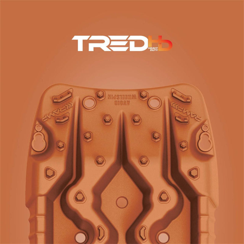 ARB TRED HD recovery board in bronze, single board shown, with the SIPE-LOCK grip profile across the deck, detail view