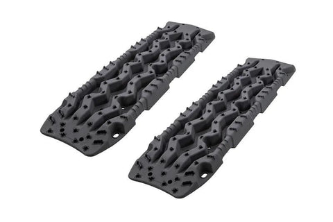 ARB TRED Pro recovery board in gun metal grey, showing the SIPE-LOCK tooth profile and the shovel end