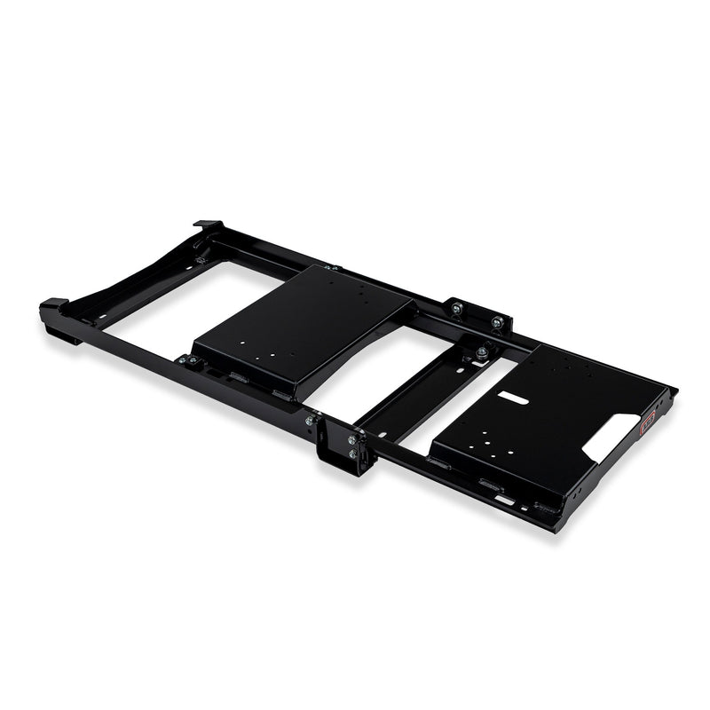 ARB ZERO fridge slide 10900047 shown extended on its runners, with the carriage slid clear of the base frame