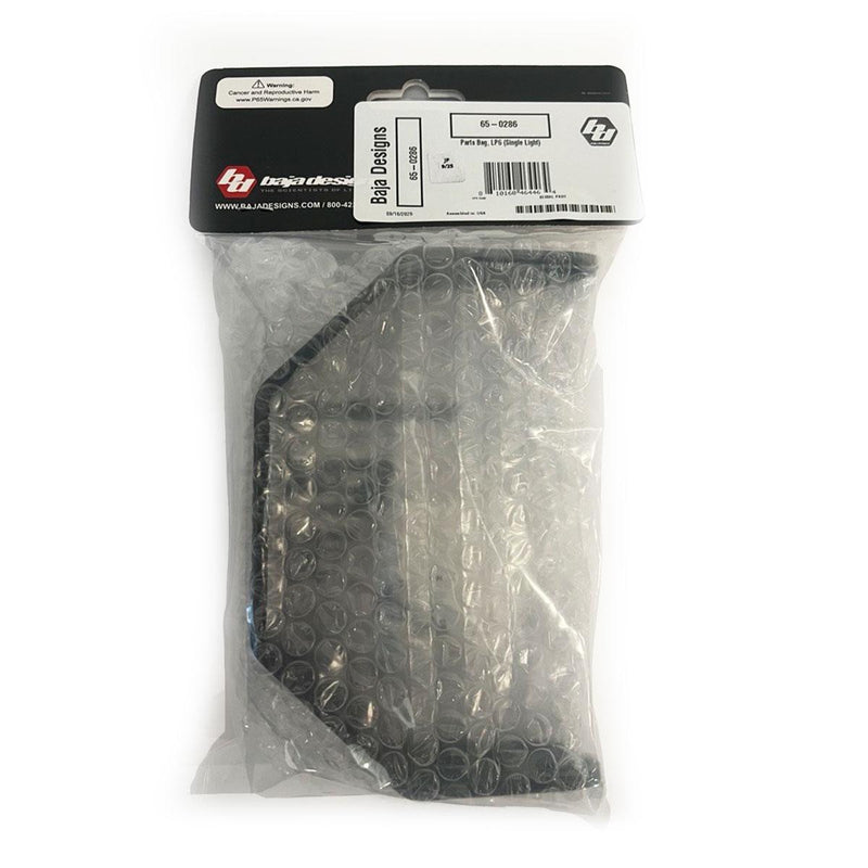 Baja Designs LP6 Parts Bag (Single Light), whole product on a studio background: sealed Baja Designs LP6 single-light parts bag