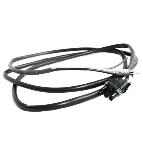 Baja Designs OnX6/S8/XL Upfitter Wiring Harness, whole product on a studio background: coiled black harness with a green-tagged lead and a 3-pin connector on white