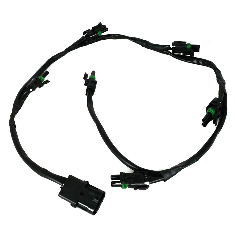 Baja Designs REFLEX Actuator Linking Harness, whole product on a studio background: black linking harness with several 2-pin connector branches and a main plug on white