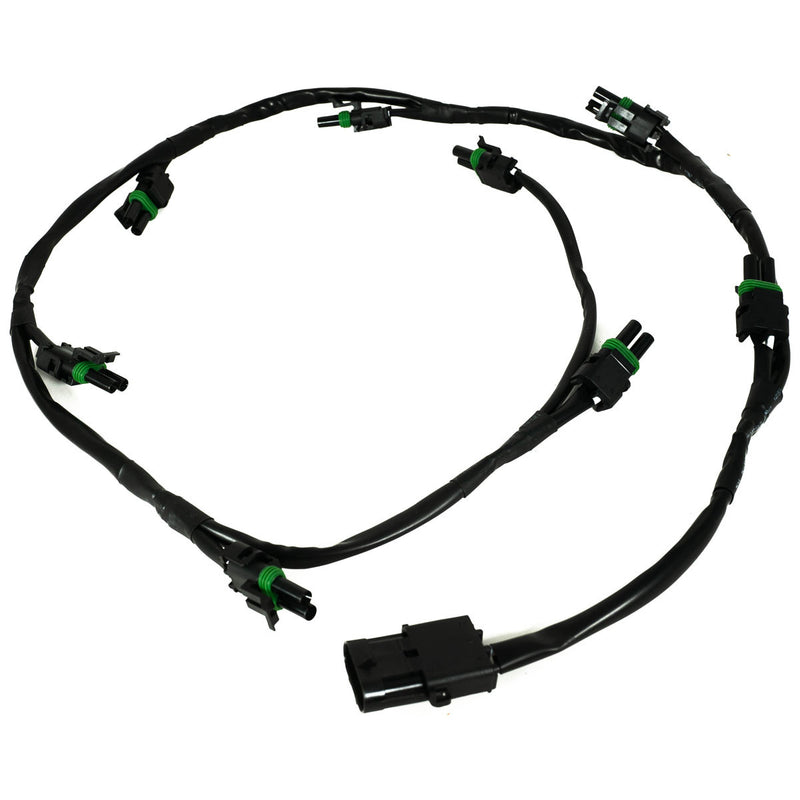 Baja Designs REFLEX Actuator Linking Harness, whole product on a studio background: black linking harness with several 2-pin connector branches and a main plug on white