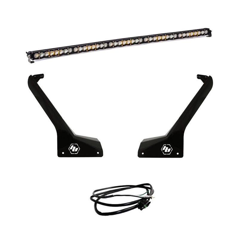 Baja Designs S8 50" Roof Mount Light Kit, complete kit on a studio background
