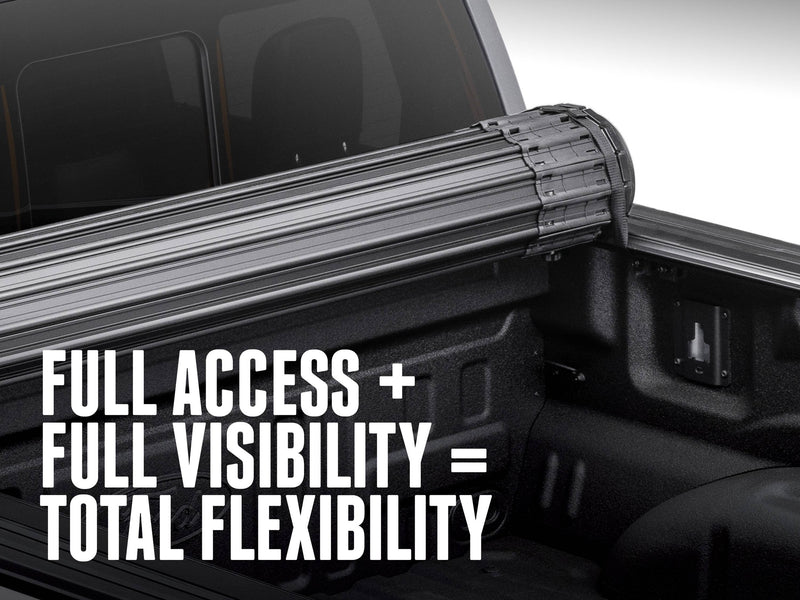 Cover rolled to the cab with the headline "Full access + full visibility = total flexibility"