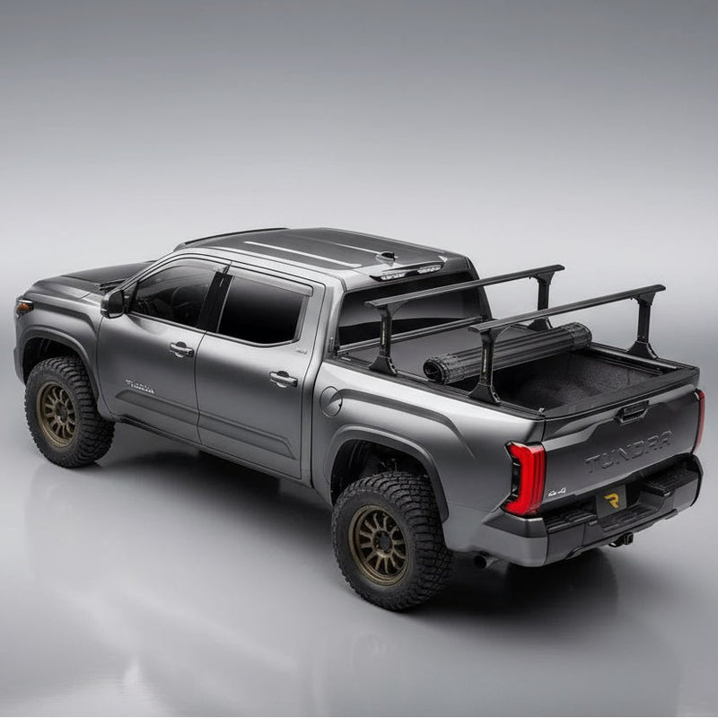 BAK Revolver X4ts Hard Roll-Up Tonneau Cover for 2007-2021 Toyota Tundra w/ Deck Rails (5'7" Bed), additional product angle 16