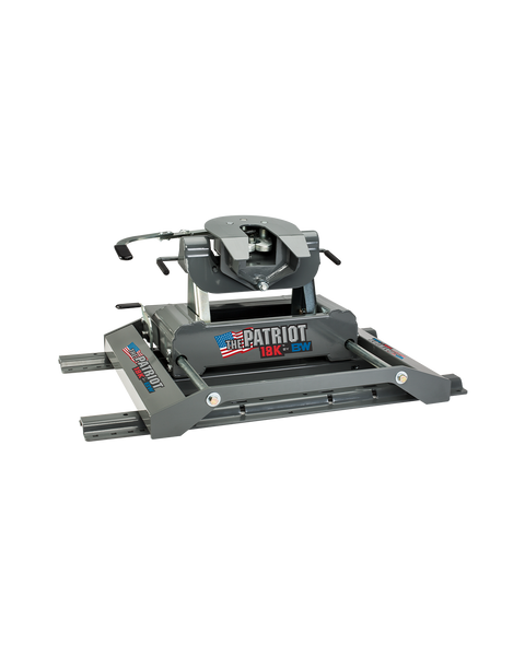 B&W RVK3270 complete fifth wheel hitch. This listing supplies only the sliding base in this photo, the lower structure the coupler sits on; the coupler head on top is not included