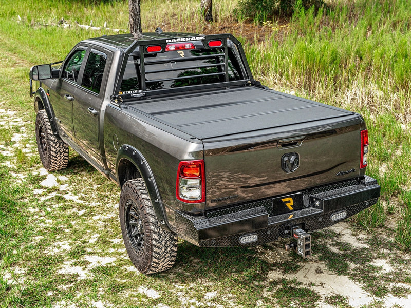 Extang Endure ALX Hard Folding Tonneau Cover for 2007-2021 Toyota Tundra (5'7" Bed, with Deck Rail System), in use