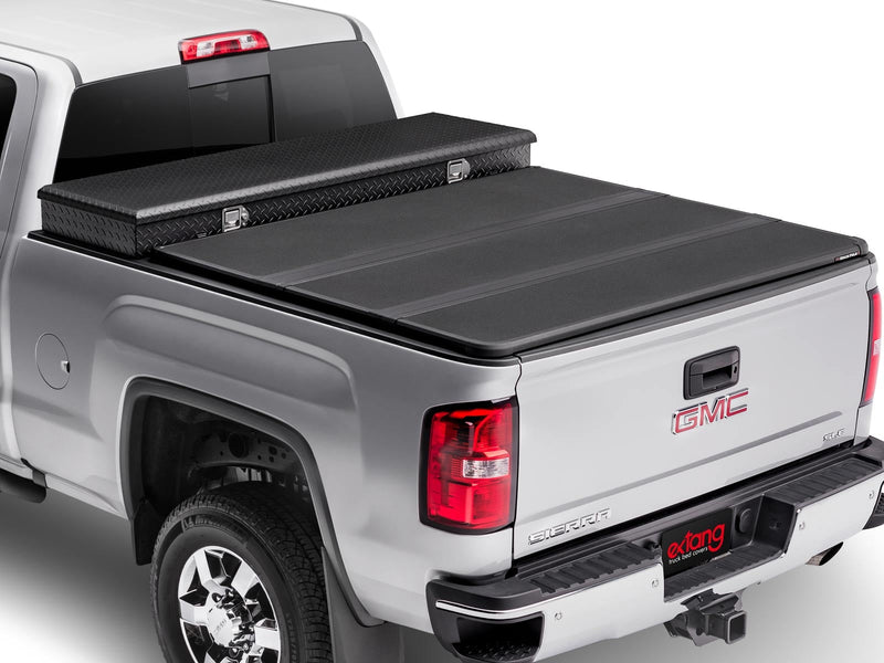 Extang Solid Fold Toolbox 2.0 Hard Folding Tonneau Cover for 2020-2026 Chevrolet Silverado 2500/3500 / GMC Sierra 2500/3500 (6'9" Bed)
