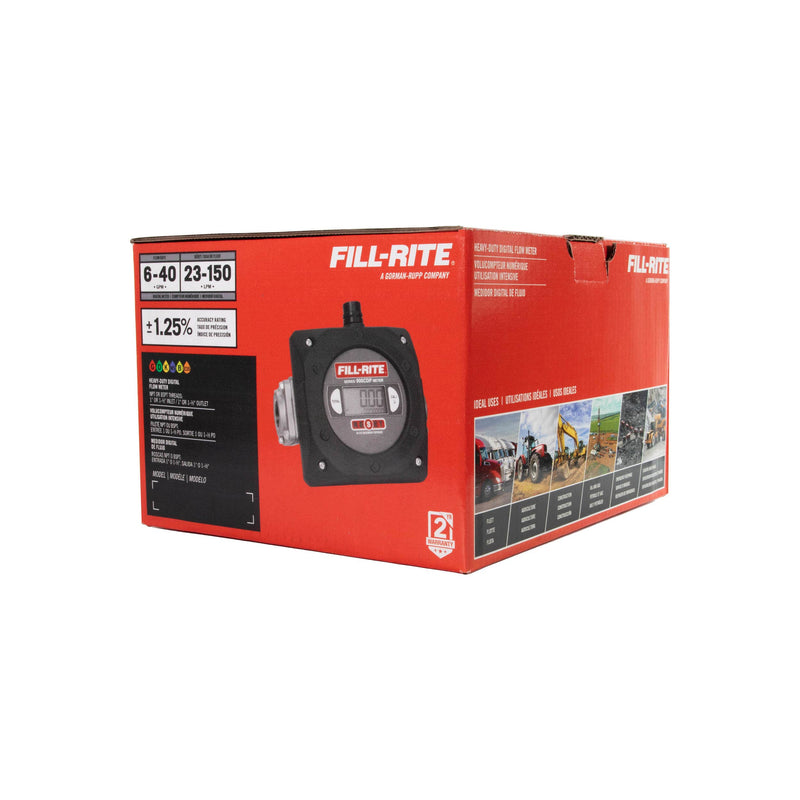 Fill-Rite 900CDP1.5BSPT 23 To 151 LPM Digital Pulse Output Meter. Accuracy Of ±1.25%. Left To Right Fl image 5