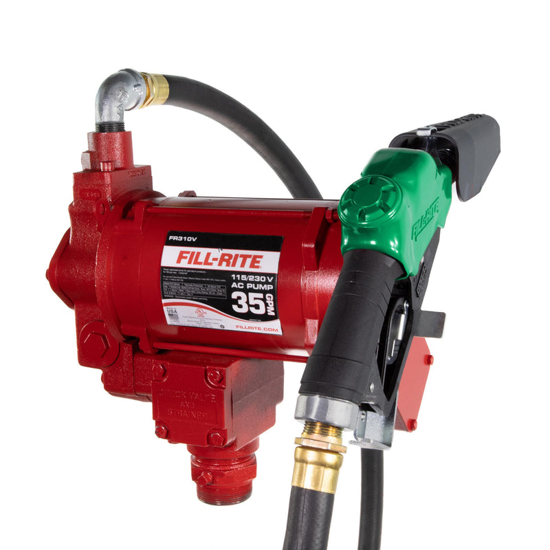 Fill-Rite FR303V 115/230V AC Pump For Use With Ast Remote Dispensers, Recommended For Gas - 1/2 H image 2