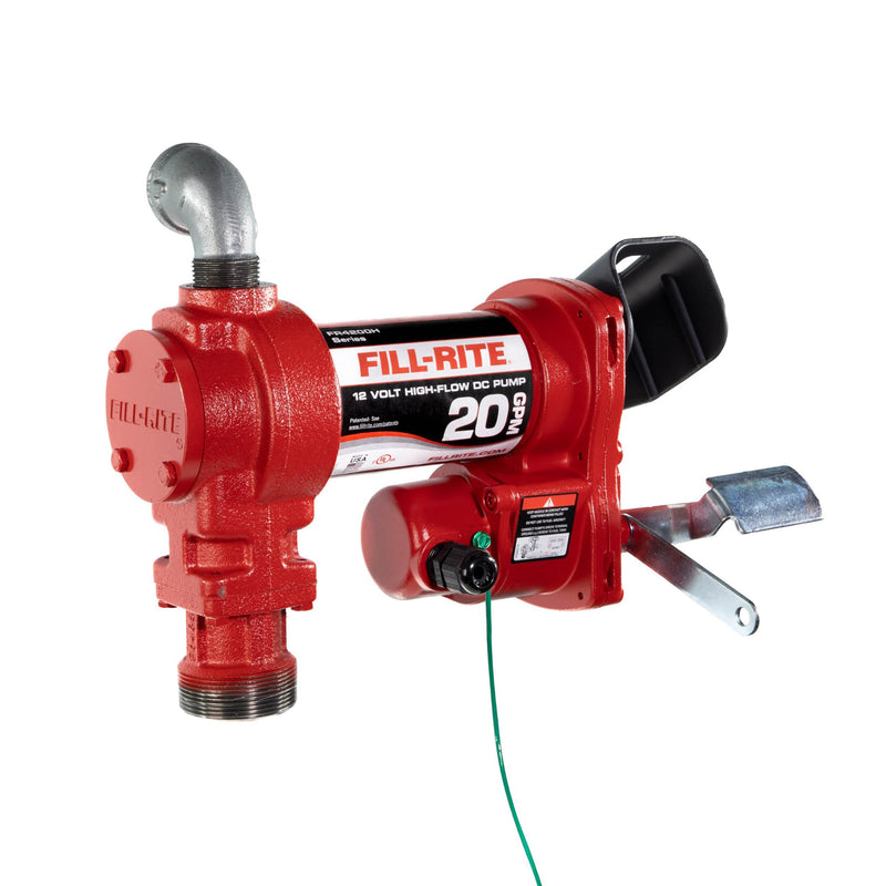 Fill-Rite FR4211GEBL 12V DC Hi-Flow Pump, 1 in Automatic Nozzle, 901l Meter Liter - All NPT Threads image 1