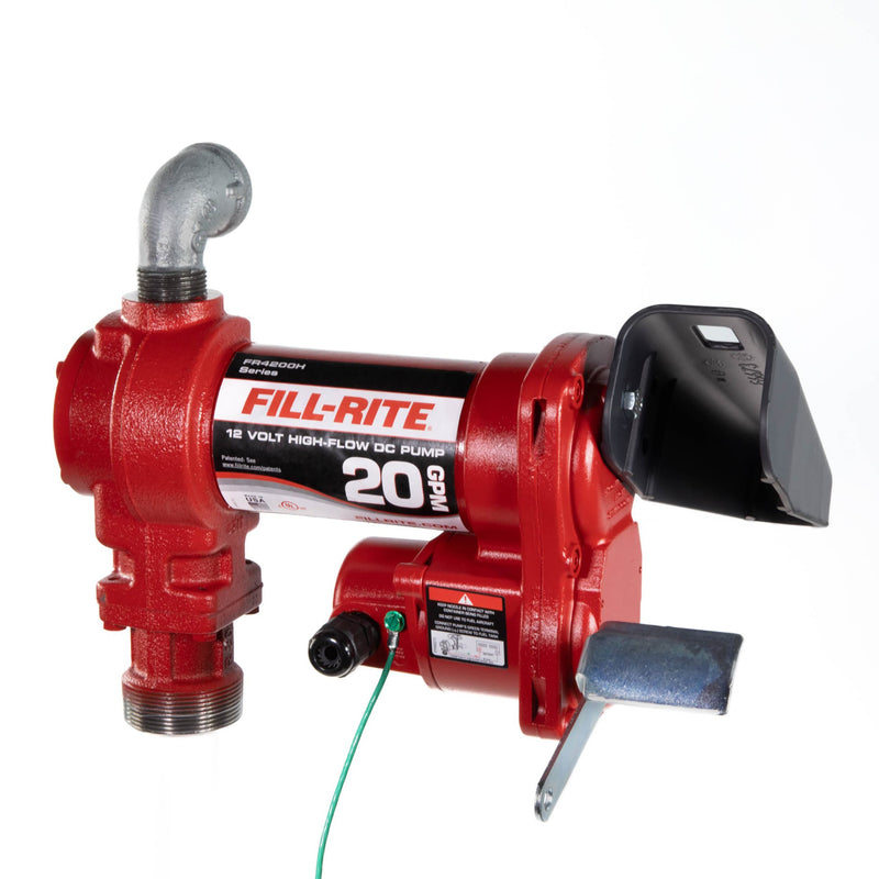 Fill-Rite FR4211GEBL 12V DC Hi-Flow Pump, 1 in Automatic Nozzle, 901l Meter Liter - All NPT Threads image 2