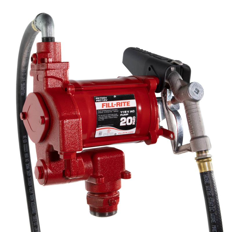 Fill-Rite FR700VE 230V 50/60hz AC, All NPT Threads image 1