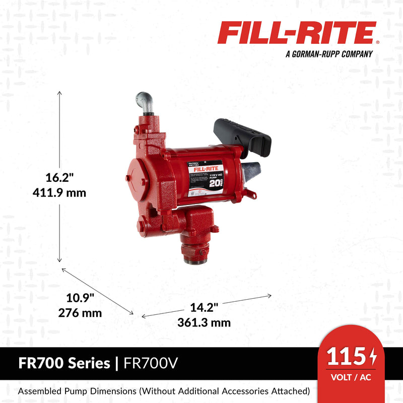 Fill-Rite FR713VE 230V 50/60hz AC, Remote image 4