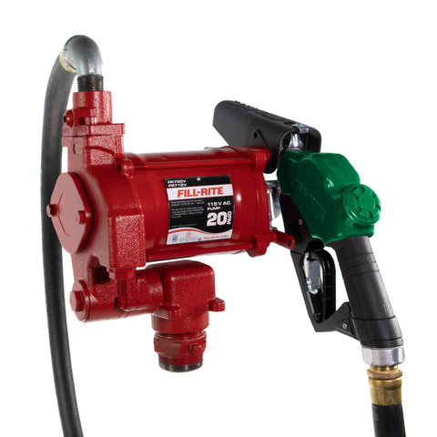 Fill-Rite FR710VB 115V AC 20 GPM Fuel Transfer Pump with Nozzle image 1