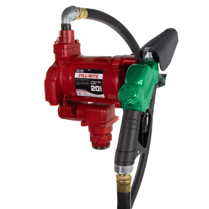 Fill-Rite FR710VB 115V AC 20 GPM Fuel Transfer Pump with Nozzle image 2