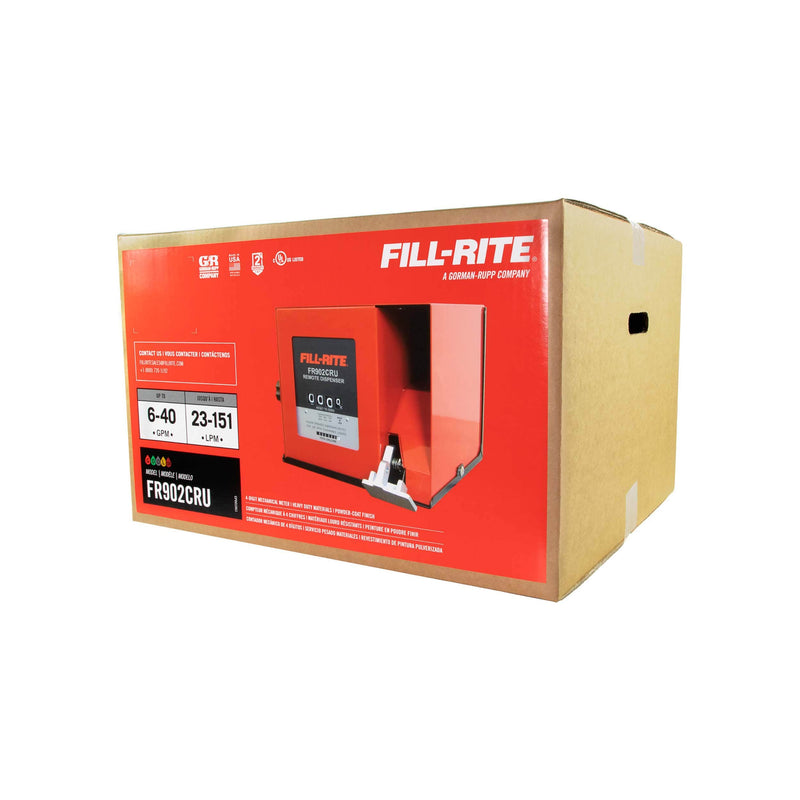 Fill-Rite FR902CRU Remote Fuel Dispenser with Meter (NOT FOR FLUID RESALE) image 2