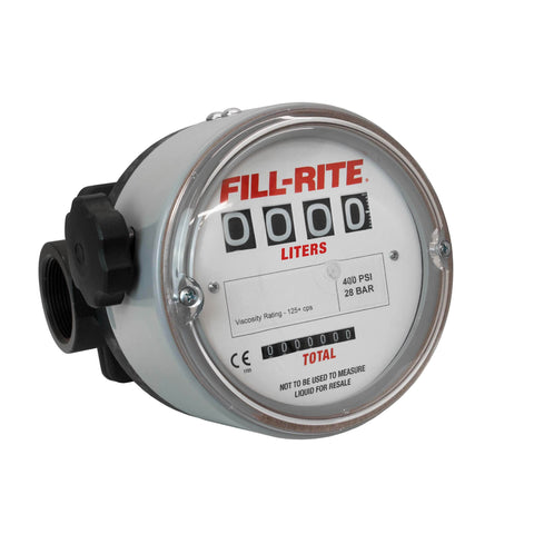 Fill-Rite TN760AN1CAB1LAF 2.3-57 LPM 4-Digit Mechanical Fuel Transfer Meter, Liters (NOT FOR FLUID RESALE) image 1