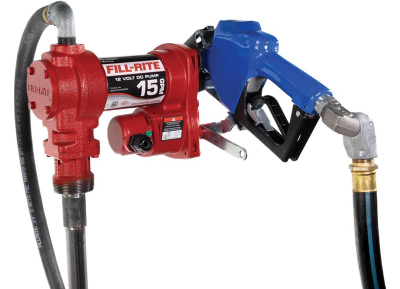 Fill-Rite FR1210HARC 12V DC 15 GPM Fuel Transfer Pump With Automatic Arctic Nozzle image 1