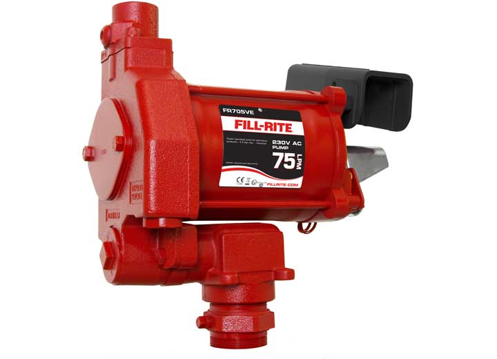 Fill-Rite FR705VE 230V 50/60hz AC, 3/4 in BSPT Threads image 1