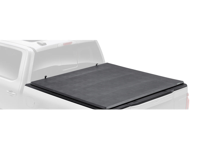 Gator SFX soft tri-fold tonneau cover: illustration of the closed cover on a faded pickup