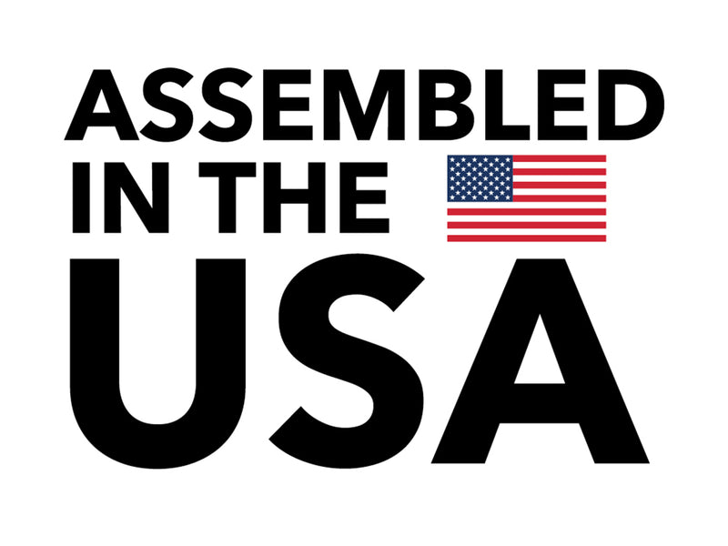 Gator SRX tonneau cover: graphic reading Assembled in the USA with a United States flag