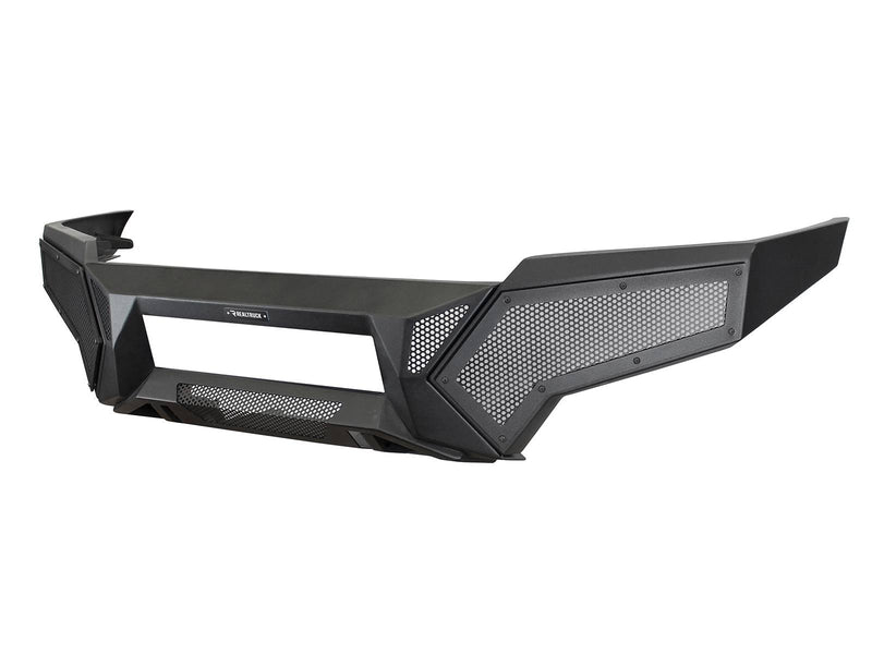 Go Rhino Element: textured black front bumper with mesh side panels and center opening, angled studio view (representative image of the series; the kit for this listing is made for the vehicles shown in the fitment table)