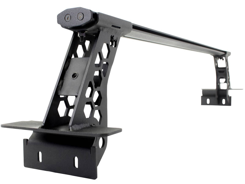 Go Rhino XRS: black cross bar tower with mounting clamp plate