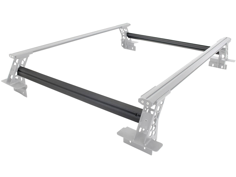 Go Rhino XRS: two black cross bars highlighted against a ghosted rack frame