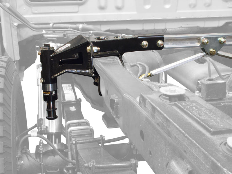 ICON Vehicle Dynamics ICON Bump Stops: installed (frame rail cutaway render)