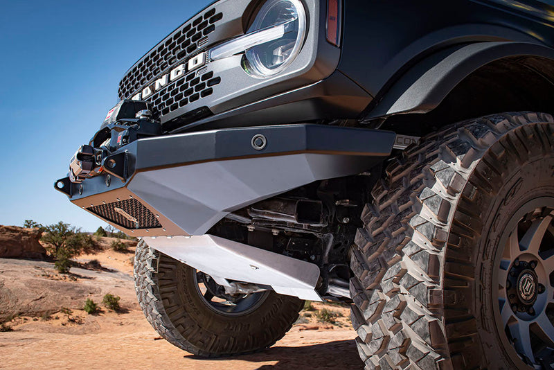 ICON Vehicle Dynamics ICON Impact Armor Bumpers: installed on the Bronco