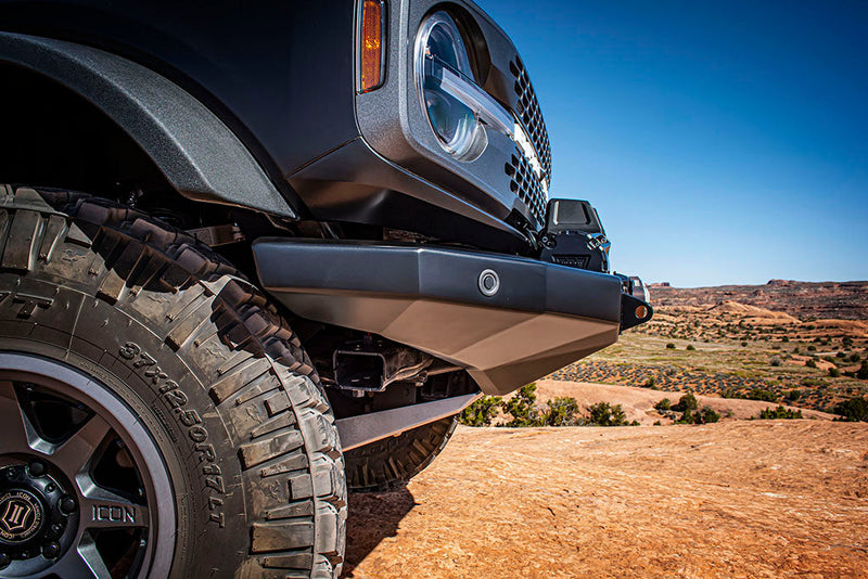 ICON Vehicle Dynamics ICON Impact Armor Bumpers: installed on the Bronco