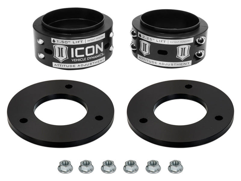 ICON Vehicle Dynamics ICON Box Kits, Block Kits, Air-Ride & Brake-Line Kits: clean product photo on white