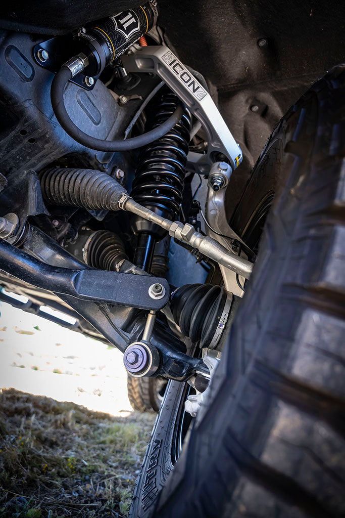 ICON Vehicle Dynamics ICON Upper Control Arms: installed behind the wheel