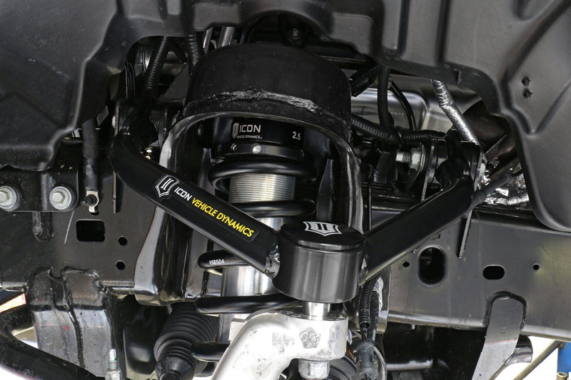 ICON Vehicle Dynamics ICON Upper Control Arms: installed in the wheel well