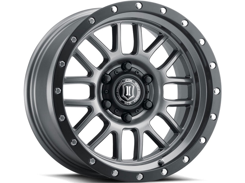 ICON Alloys Alpha wheel, Gray (6-lug) (representative image)