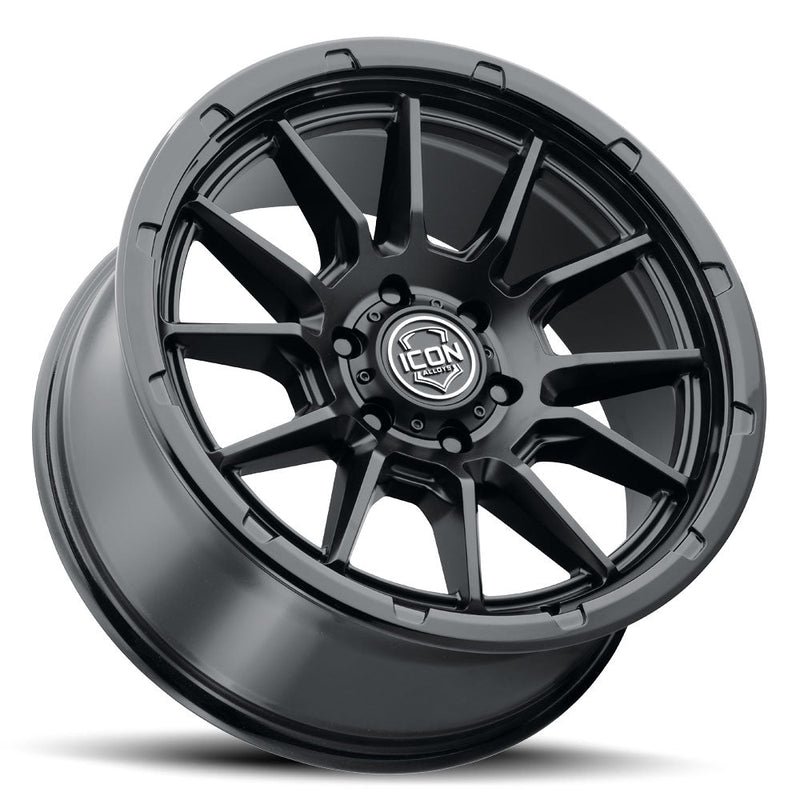 ICON Alloys Cajon wheel, Matte Black (6-lug)
