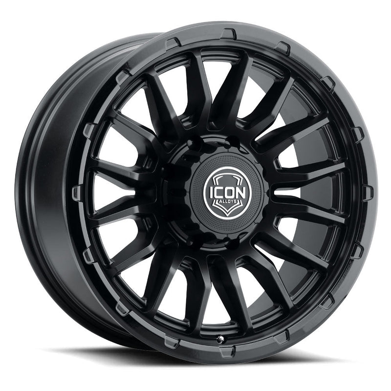 ICON Alloys Cajon wheel, Matte Black (8-lug)