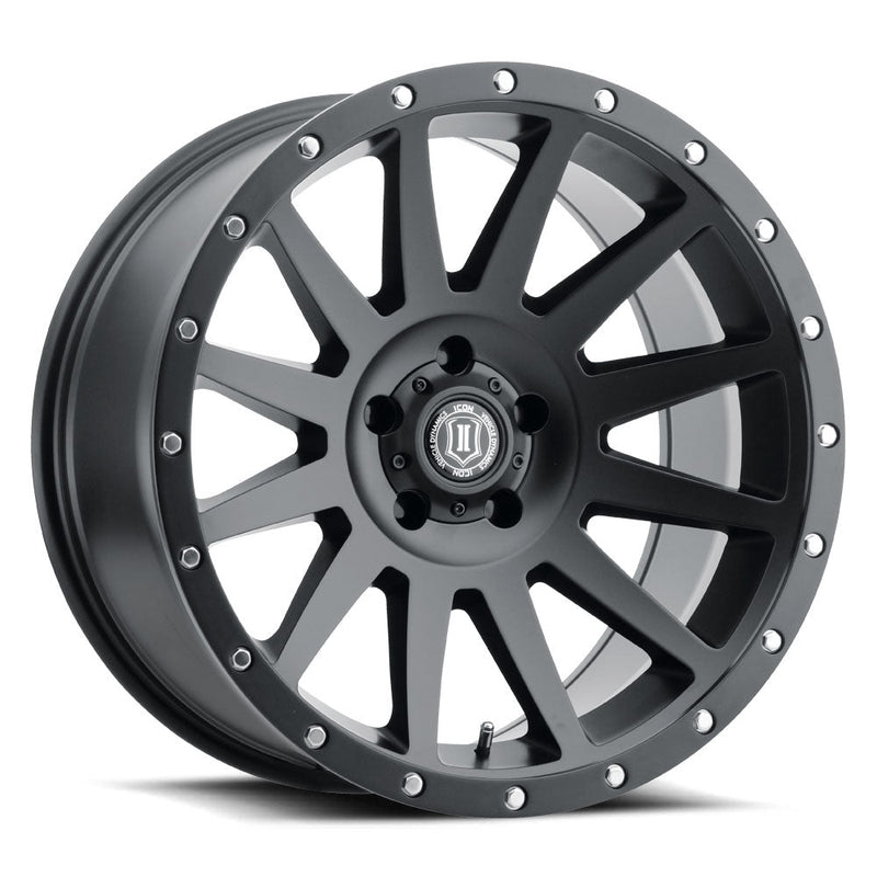 ICON Alloys Compression wheel, Matte Black (5-lug)