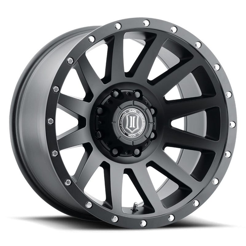 ICON Alloys Compression wheel, Matte Black (8-lug)